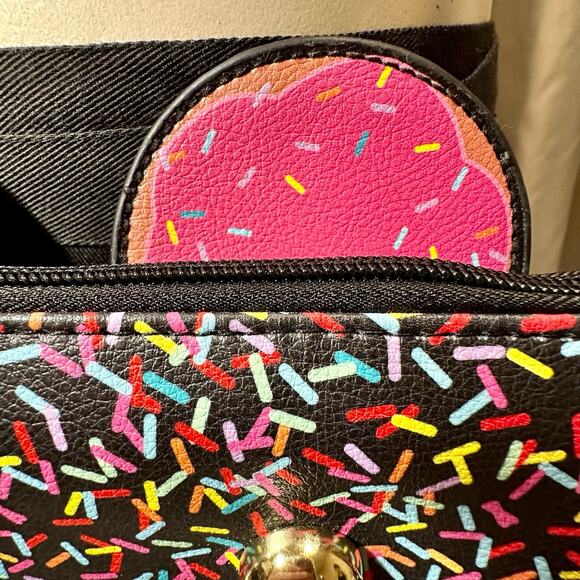 Betsey Johnson Sprinkle Candy Cupcake Teddy Bear Bag - Picture 8 of 9